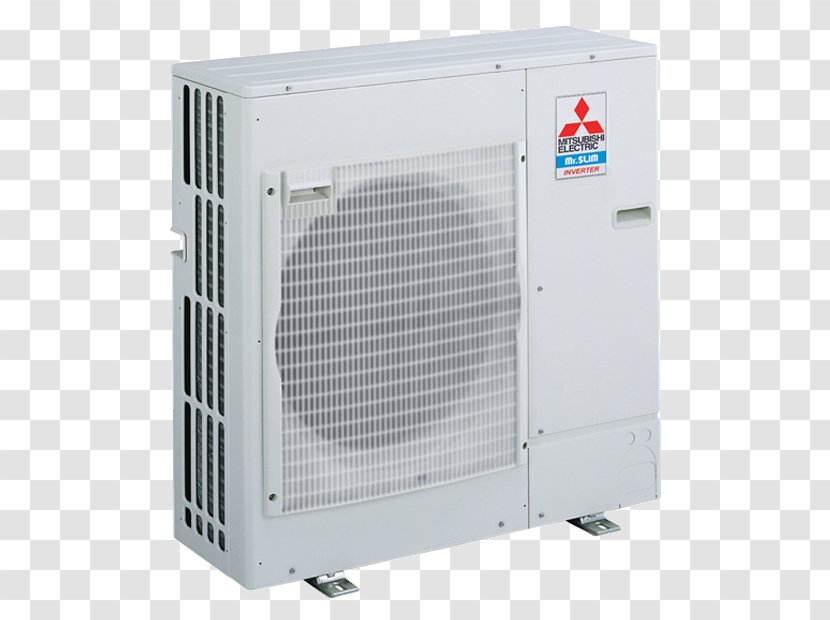 Air Source Heat Pumps Conditioning Mitsubishi Electric HVAC - Pump - Building Transparent PNG