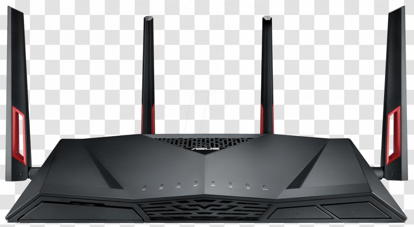 Wireless-AC3100 Dual Band Gigabit Router RT-AC88U Wireless IEEE 802.11ac ASUS RT-AC87U - Asus - Data Transfer Rate Transparent PNG