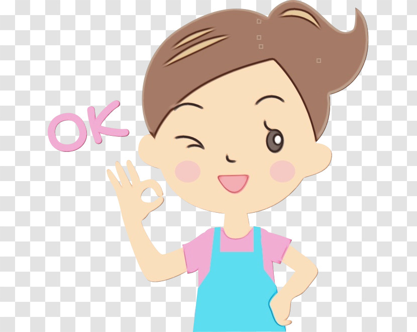 Ok Gesture Hand Gesture Gesture Cartoon Fan Art Transparent PNG