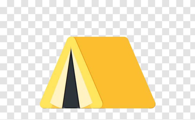 Yellow Background - Triangle - Rectangle Meter Transparent PNG