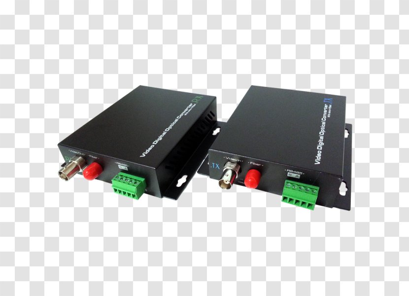 RF Modulator Video BNC Connector Electronics - Electronic Component - Fibra Optica Transparent PNG