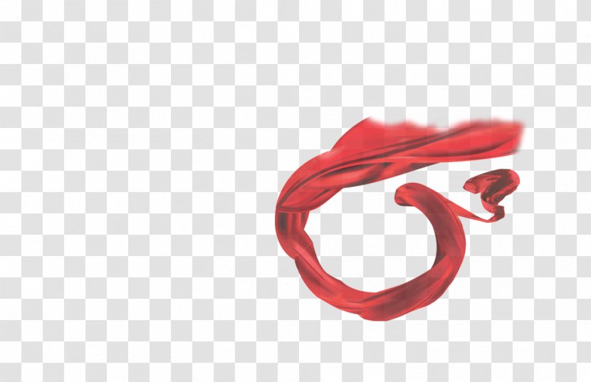 Red Ribbon - Chinoiserie Transparent PNG