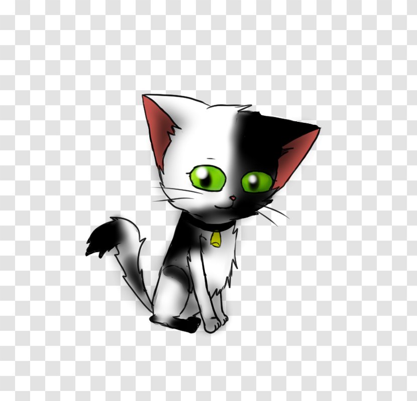 Whiskers Domestic Short-haired Cat Black Clip Art - Kitten Transparent PNG