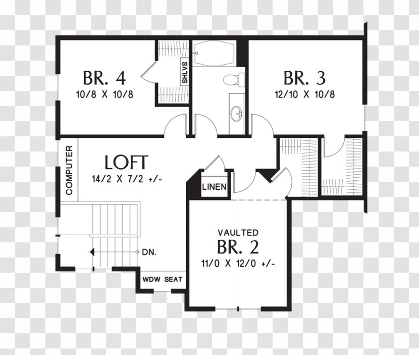 Floor Plan Paper Arts And Crafts Movement House - Foot - Design Transparent PNG