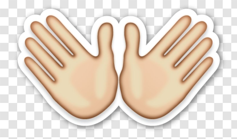 Emoji Hand Sticker Wave - Clapping Transparent PNG