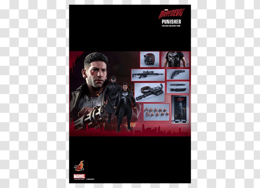 Punisher Hot Toys Limited 1:6 Scale Modeling Action & Toy Figures - Brand Transparent PNG