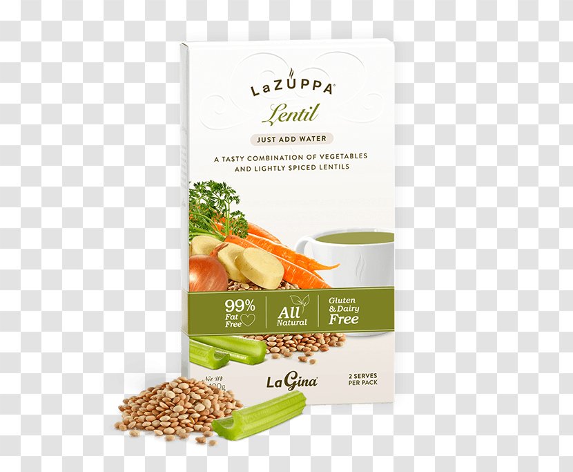 Natural Foods Vegetarian Cuisine Superfood Recipe - Lentil Soup Transparent PNG