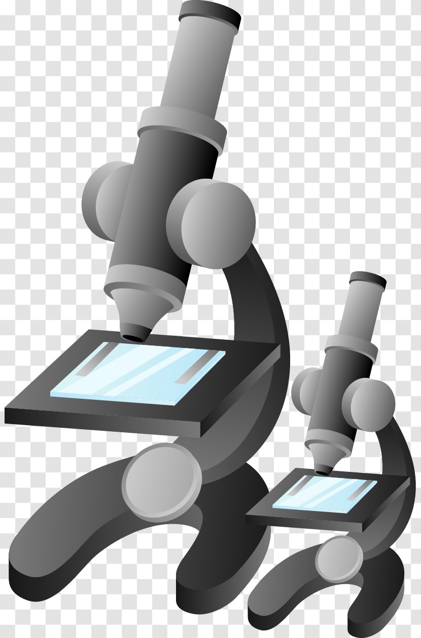 Microscope Cartoon Illustration - Hand - Hand-painted Pattern Transparent PNG