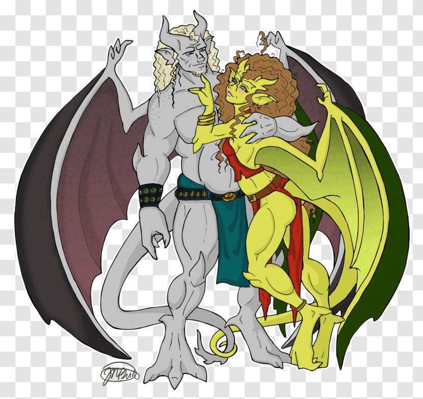 Dragon Gargoyle Art Demon - Heart Transparent PNG