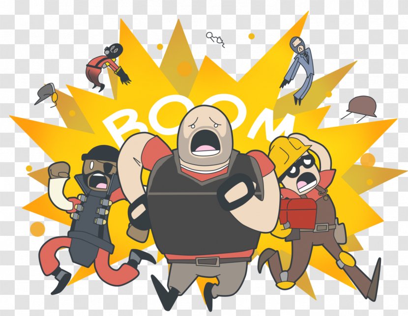 Team Fortress 2 YouTube Sr Pelo Mod - Yellow - Ka-boom Transparent PNG