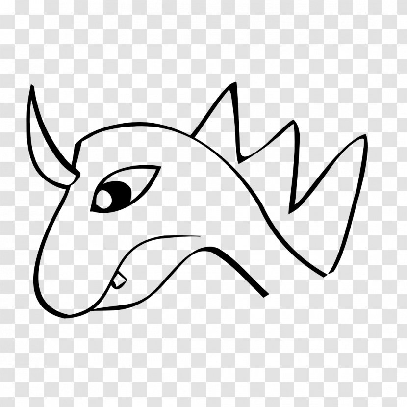 Dragon Drawing Clip Art - Mammal - Line Transparent PNG