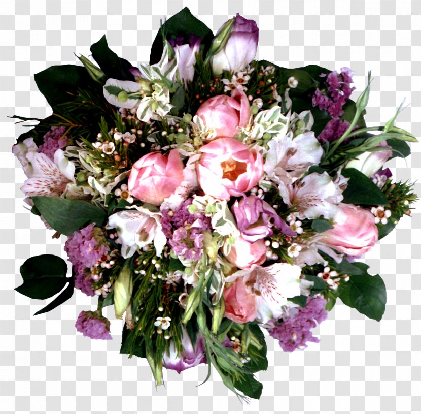 Birthday Cake Flower Bouquet - Arranging Transparent PNG