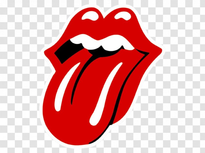 The Rolling Stones Logo A Bigger Bang Sticky Fingers - Cartoon - Decals Transparent PNG