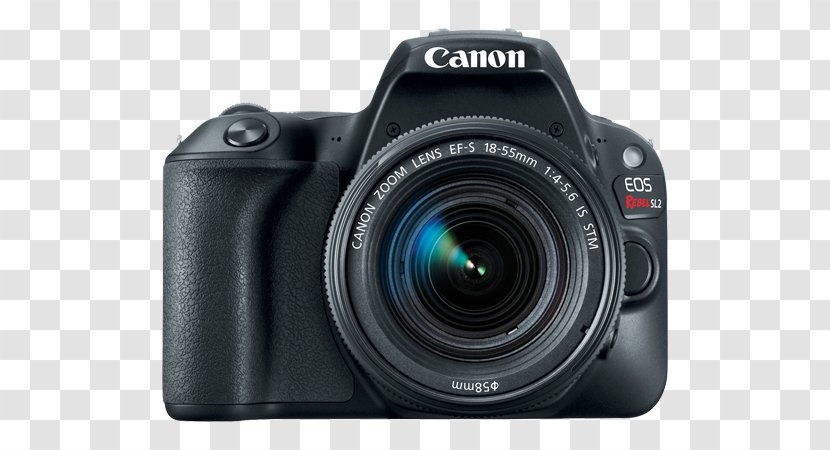 Canon EOS 200D EF-S Lens Mount 18–55mm Digital SLR Camera - Efs 1855mm Transparent PNG