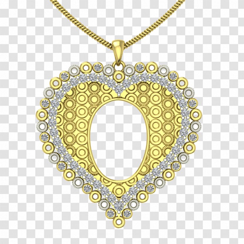 Locket Necklace Body Jewellery Gemstone Transparent PNG