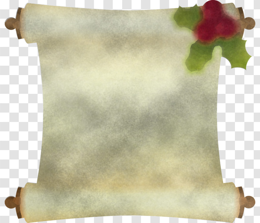 Green Scroll Throw Pillow Yellow Cushion Transparent PNG