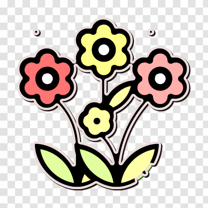 Bouquet Icon Flowers Icon Happiness Icon Transparent PNG