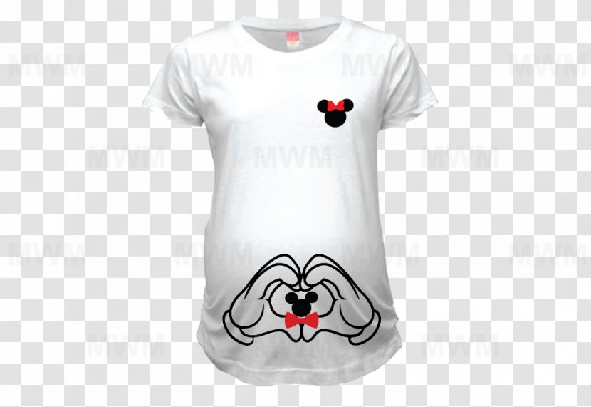 T-shirt Minnie Mouse Mickey Hoodie - Brand Transparent PNG