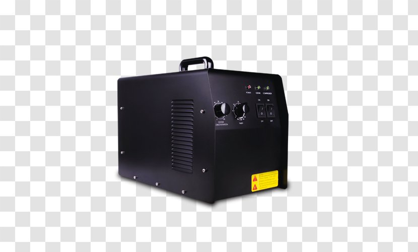 Box Power Converters Electronics Ozone Generator - Yellow Label Black Supply Transparent PNG