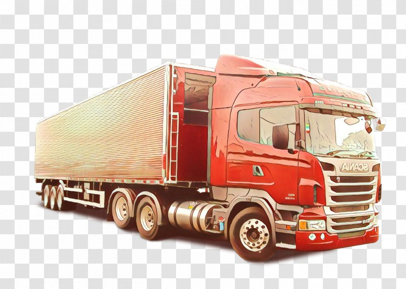 Car Land Vehicle - Freight Transport Trailer Truck Transparent PNG