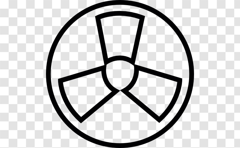 Nuclear Power Radioactive Decay Symbol Energy - Sign - Lined Transparent PNG
