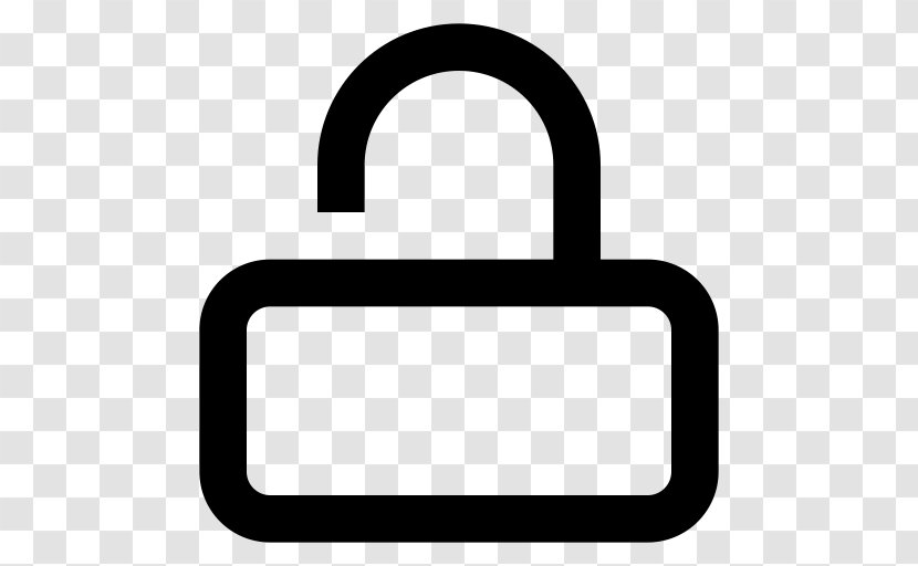 Padlock Line Clip Art - Lock Transparent PNG