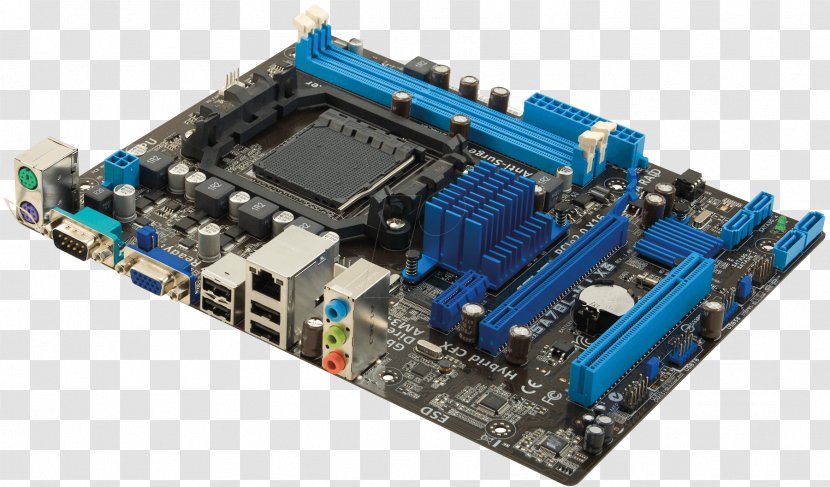 MicroATX Motherboard Socket AM3+ CPU Athlon II - Serial Ata - Cpu Transparent PNG