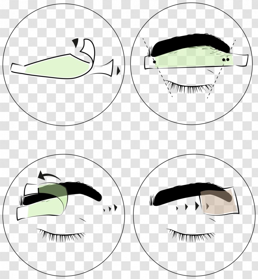 Eyebrow Hair Removal Waxing - Watercolor - Eye Transparent PNG