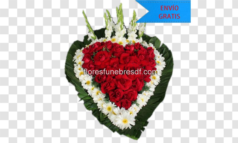 Garden Roses Floral Design Cut Flowers Funeral - Rose - Arreglo Transparent PNG