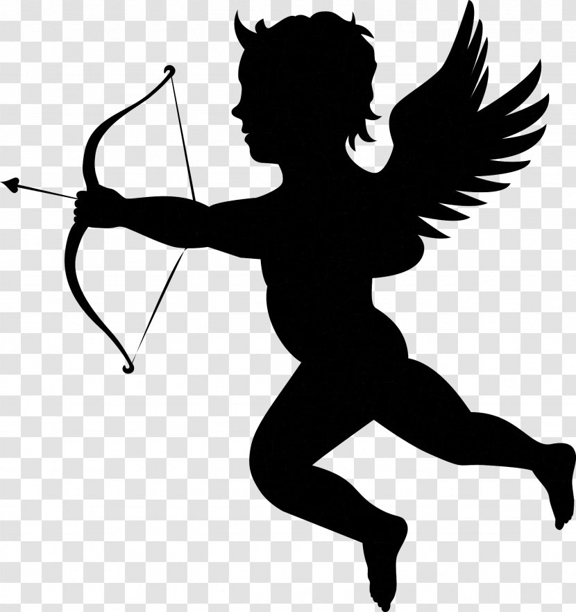 Cupid Clip Art Image Illustration - Drawing - Silhouette Transparent PNG