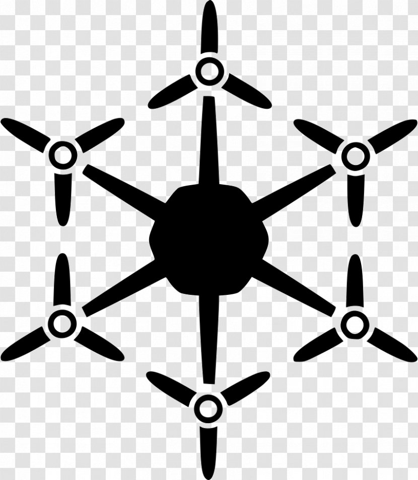 Multirotor Unmanned Aerial Vehicle Clip Art - Quadcopter - Drones Transparent PNG