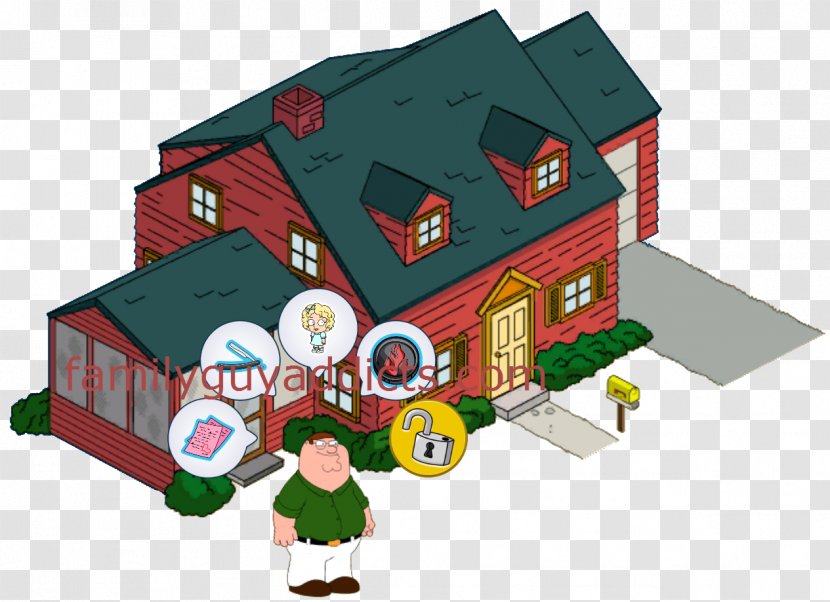 Family Guy: The Quest For Stuff Stewie Griffin Joe Swanson Meg Peter - Building Transparent PNG