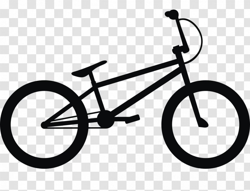 Bicycle Shop BMX Bike Frames - Black And White - Hand-painted Vector Transparent PNG