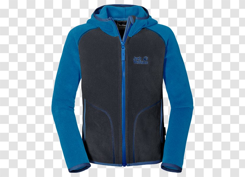 Hoodie Polar Fleece Bluza Jacket - Sleeve - Blue Wisteria Transparent PNG