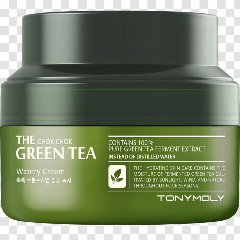 Green Tea Cream TONYMOLY Co.,Ltd. - Distilled Water Transparent PNG