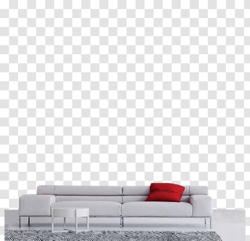 Yellow Blue Grey White Family Room - Sofa Bed - TREE MURAL Transparent PNG