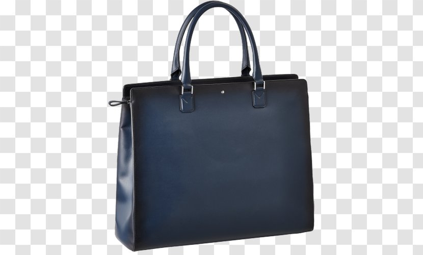 Tote Bag Briefcase Leather Handbag - Electric Blue Transparent PNG