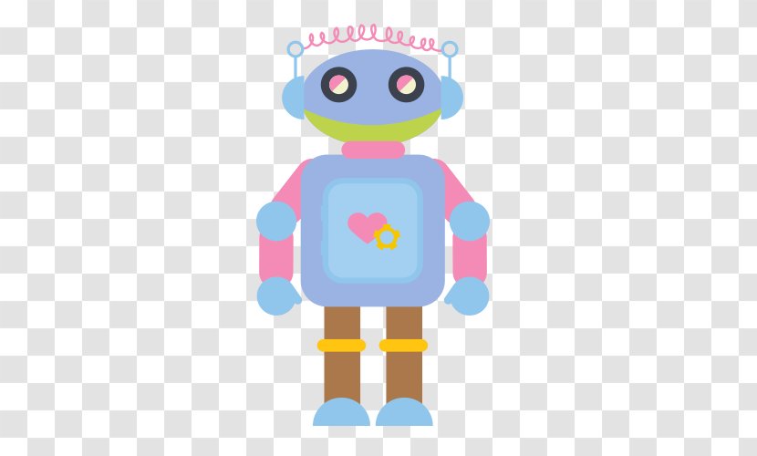 Robot Surface Euclidean Vector Adhesive - Juvenile - AI Baby Supplies Transparent PNG