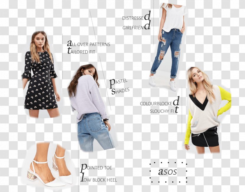 Shoe Shoulder Fashion Outerwear - Flower - Jeans Transparent PNG