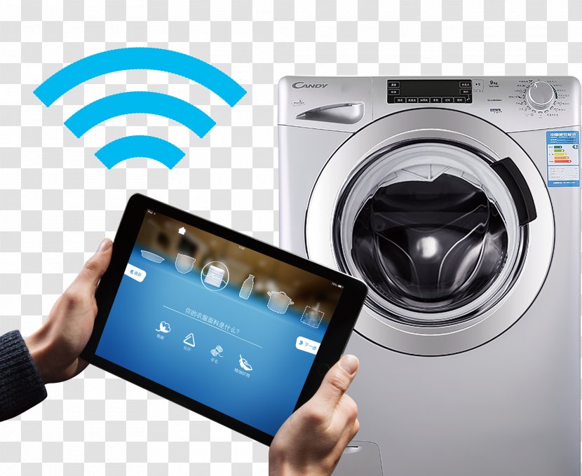 Smartphone Washing Machine Home Automation Appliance - Digital Camera - Intelligent Transparent PNG