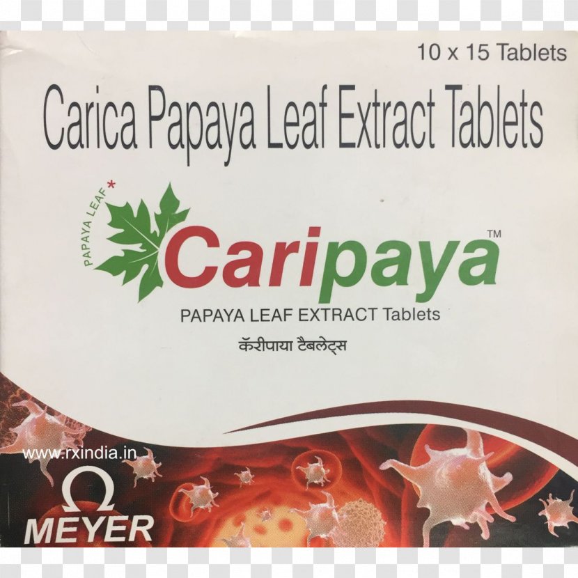 Papaya Leaf Capsule Papain Juice - Tablet - Extract Transparent PNG