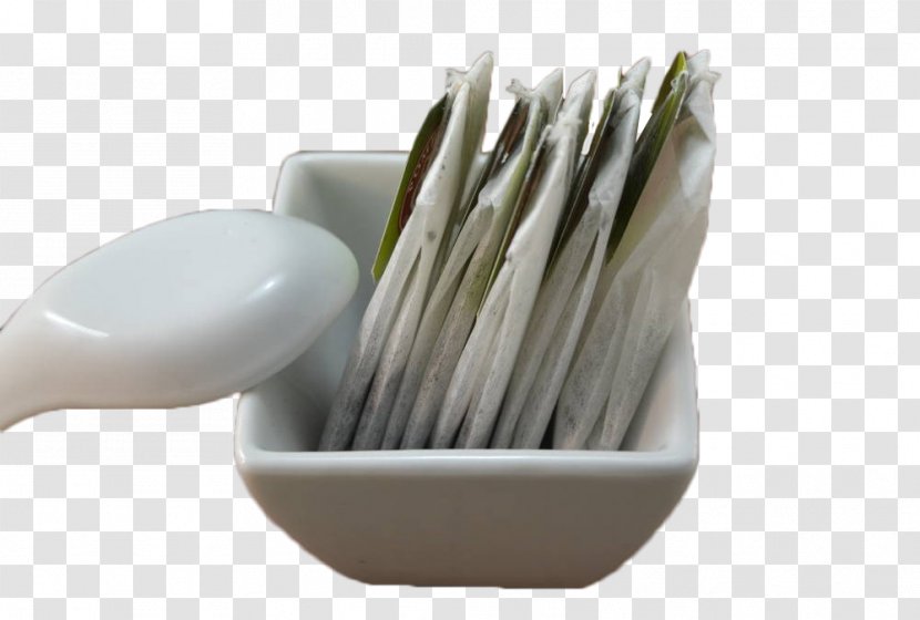 White Tea Bag Spoon - Tableware - Dish Transparent PNG