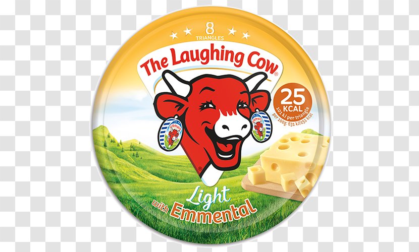 The Laughing Cow Cattle Emmental Cheese Milk - Swiss Transparent PNG