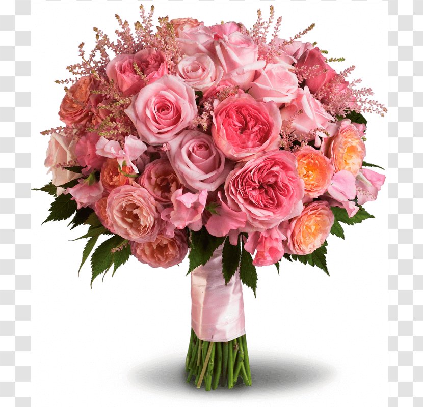 Flower Bouquet Rose Name Day Birthday - Garden Roses Transparent PNG