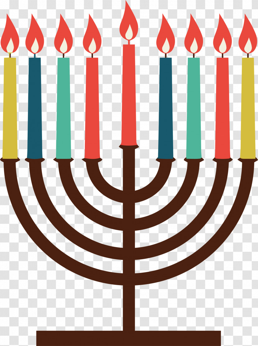 Candle Hanukkah Happy Hanukkah Transparent PNG