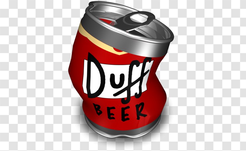 Aluminum Can Brand Font - Duff Beer - 2 Transparent PNG