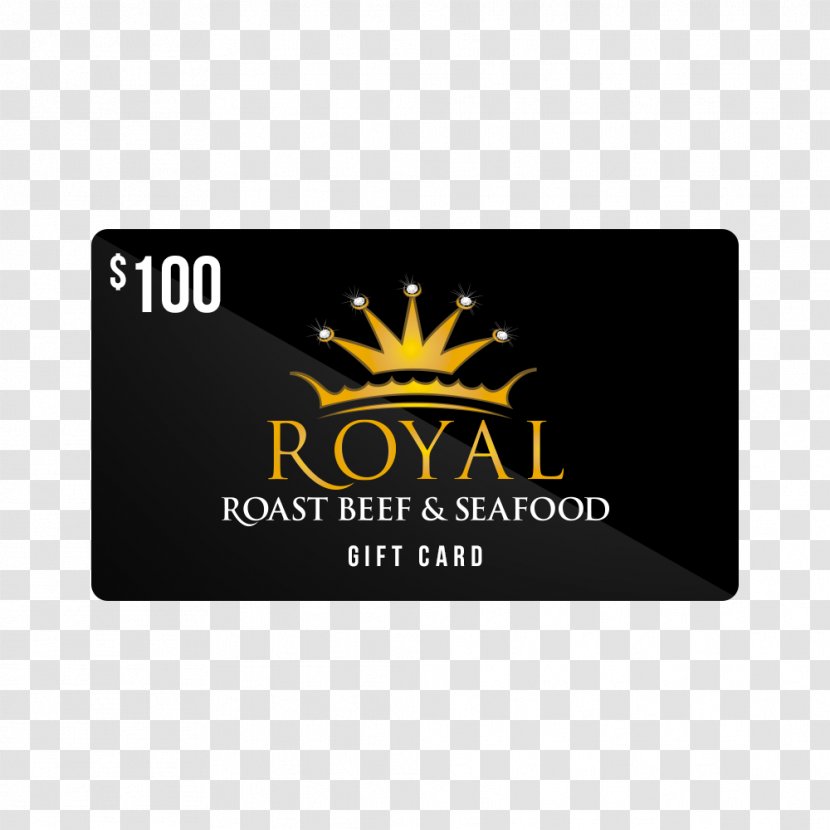 Gift Card Royal Roast Beef & Seafood Logo - Label Transparent PNG
