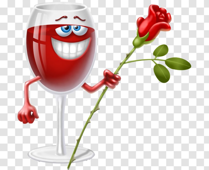Red Wine Smiley Emoticon Clip Art Transparent PNG