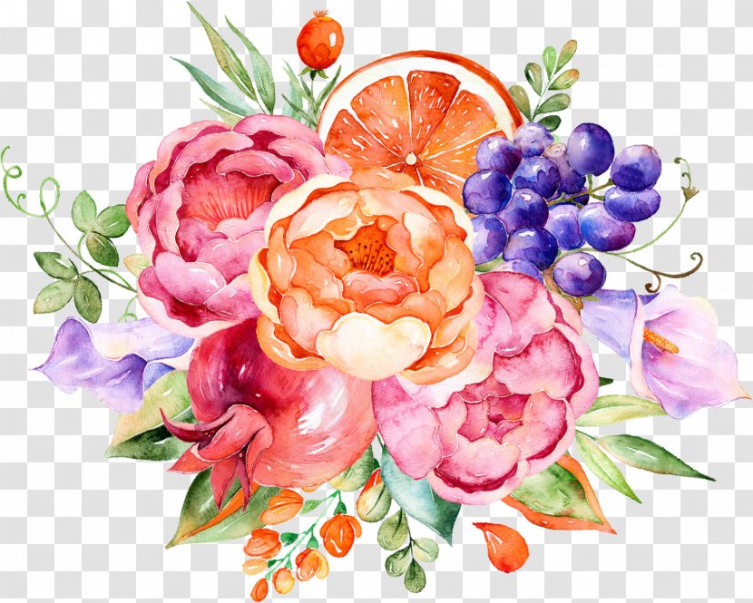 Watercolor: Flowers Floral Design Watercolor Painting Cut - Flower Transparent PNG