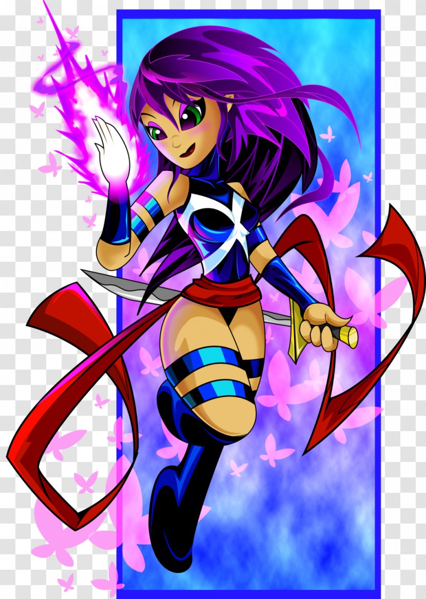 Psylocke Professor X X-Women Comics X-Men - Flower - X-men Transparent PNG